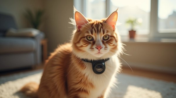 Surveillez votre chat avec la caméra collier ehomful hd 1080p